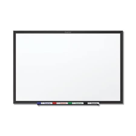 Quartet Mfg. Quartet, CLASSIC SERIES TOTAL ERASE DRY ERASE BOARD, 72 X 48, WHITE SURFACE, BLACK FRAME S537B